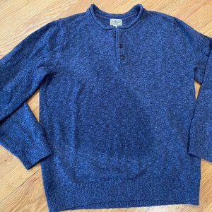 L.L. Bean Cotton Pullover Sweater- Size Large